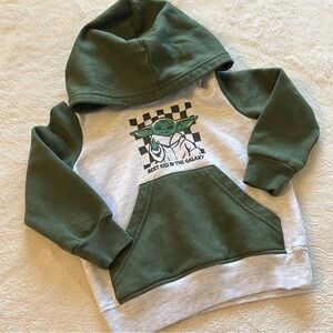 Boys Grogu Mandalorian Star Wars Hoodie